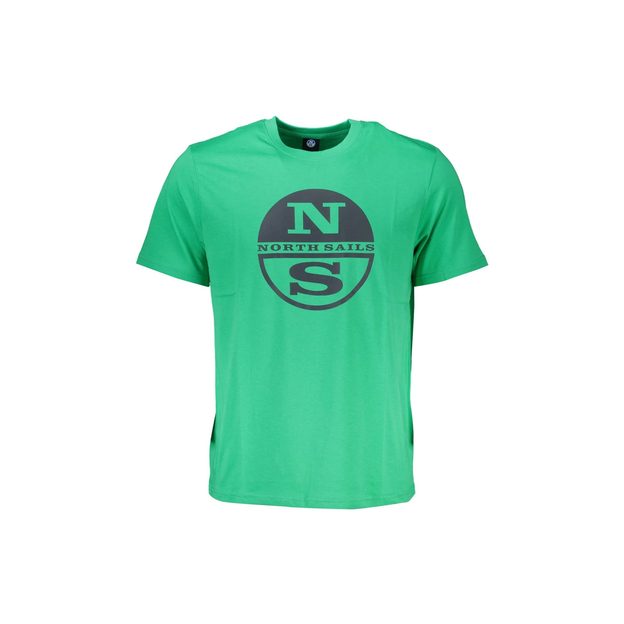 North Sails T-Shirt Maniche Corte Uomo Verde Stampa Logo - foto prodotto
